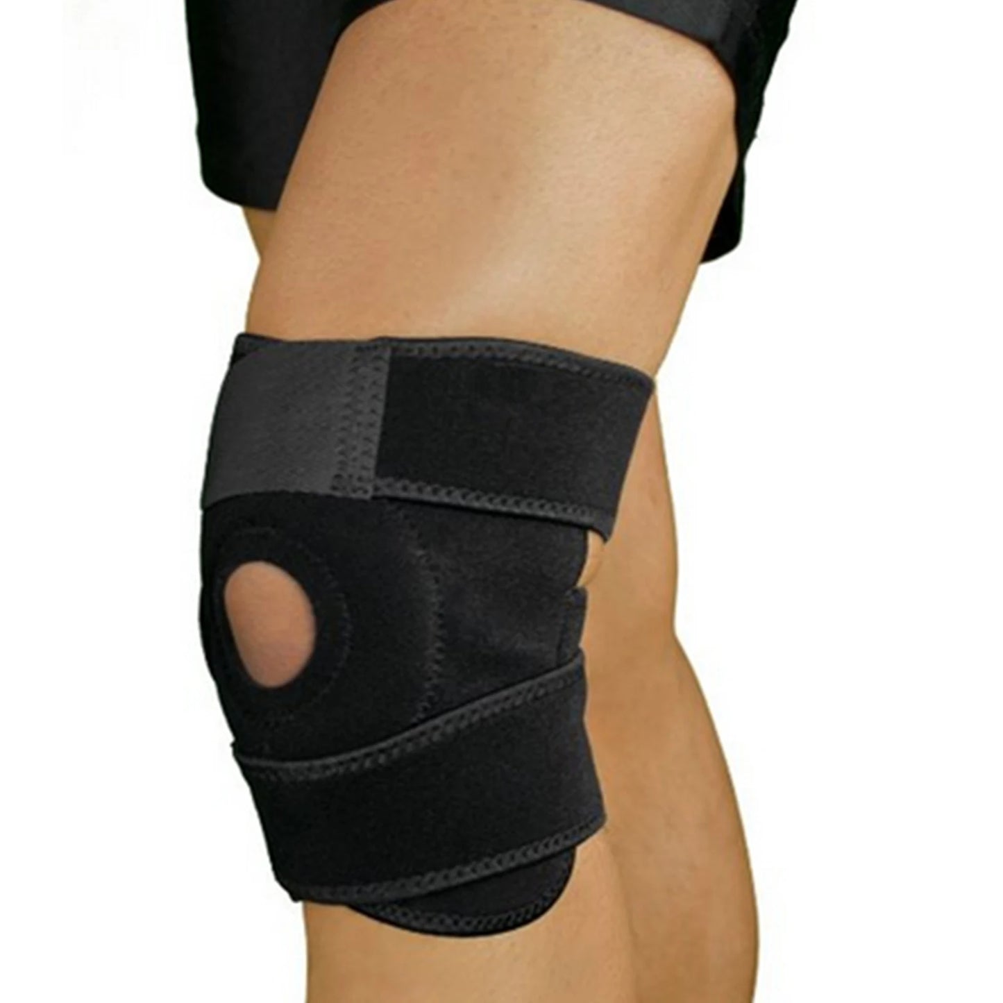 1pc Adjustable Compression Knee Patellar Pad Tendon Support Sleeve Brace Men Women for Arthritis Pain, Injury Recovery, Running