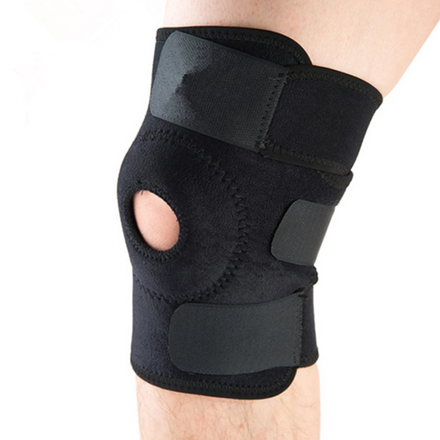 1pc Adjustable Compression Knee Patellar Pad Tendon Support Sleeve Brace Men Women for Arthritis Pain, Injury Recovery, Running